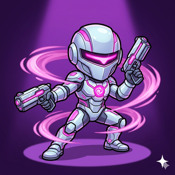 Pulso character portrait — the tactical, versatile power pick in Arena Blast